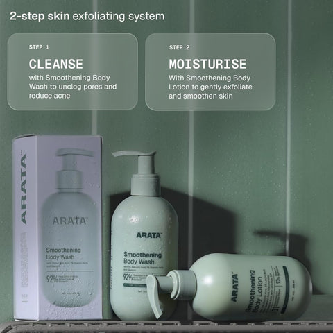 Arata 1% Salicylic Acid Exfoliating Body Wash - 300ml - Image 5