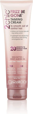 Giovanni 2Chic Frizz Be Gone Taming Cream with Shea Butter & Almond Oil - 5.1oz
