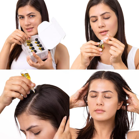 Brillaire Argan & Phytolipid Oil Shots - Natural Hair Treatment, No Chemicals, 8x6ml - Image 4