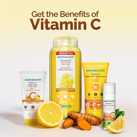 Mamaearth Vitamin C Face Wash - Brightening & Turmeric - 50ml - Image 6