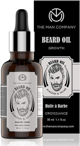 The Man Company Beard Oil with Almond & Thyme - 30ml