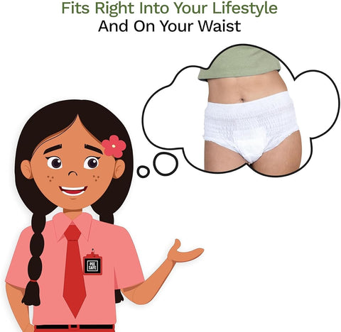 Pee Safe Disposable Period Panty - Super Absorbent, Medium-Large, Pack of 4 - Image 4