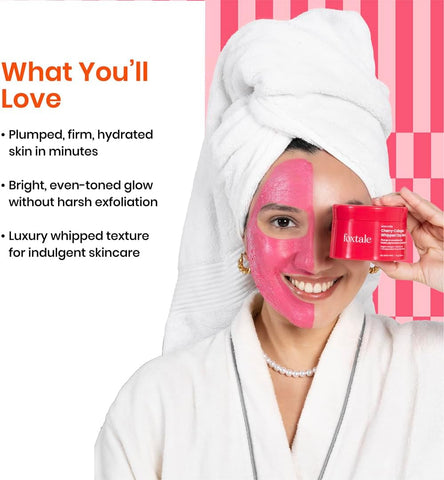 Foxtale Mon Cheri Cherry Collagen Whipped Clay Mask - 75g - Image 6