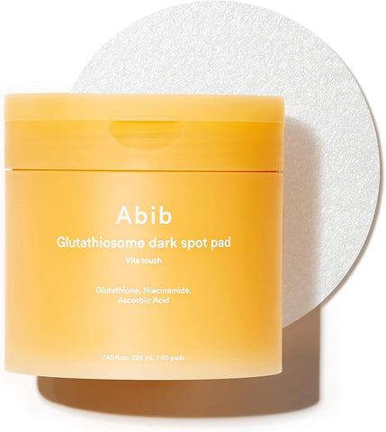 Abib Vita Glutathione Dark Spot Pads - Korean Tonic Wipes, 60 Pads