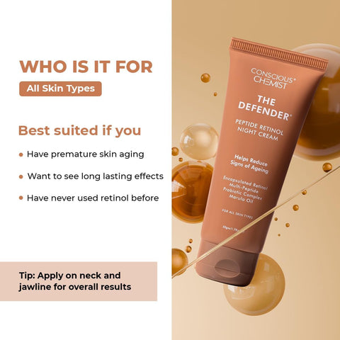 Conscious Chemist Retinol Moisturizer Cream - 0.2% Retinol, 50g - Image 6