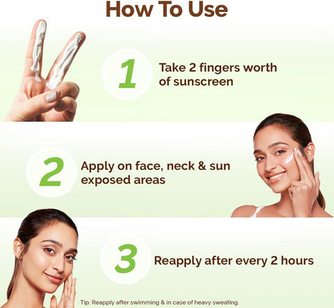 Mamaearth HydraGel Indian Sunscreen with SPF 50 & Aloe Vera - 50g - Image 4