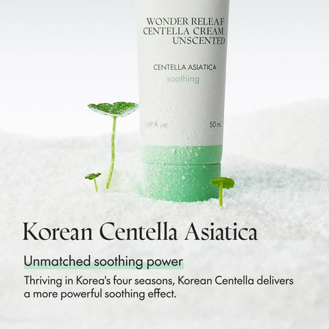 Purito Wonder Releaf Centella Cream - Unscented Face Moisturiser, 50ml - Image 4