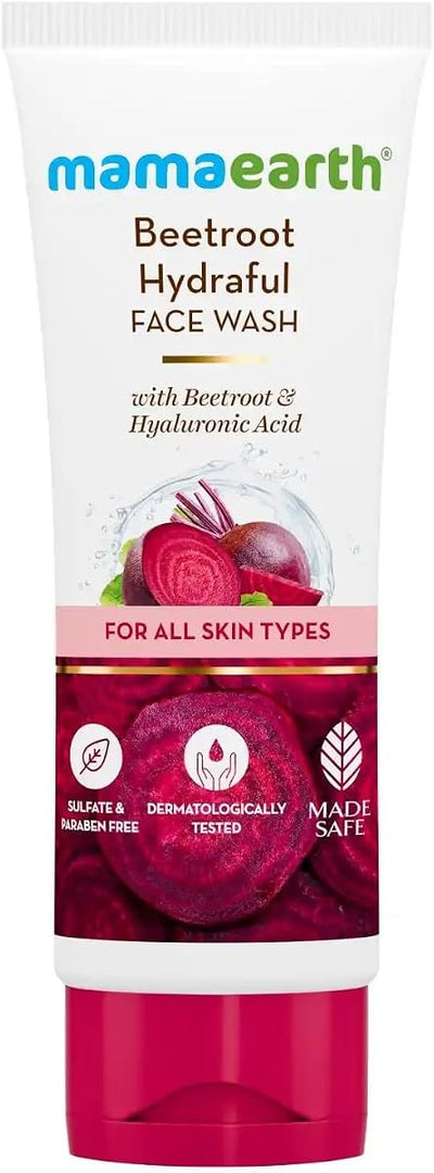 Mamaearth Beetroot Gentle Face Wash with Hyaluronic Acid - 100ml