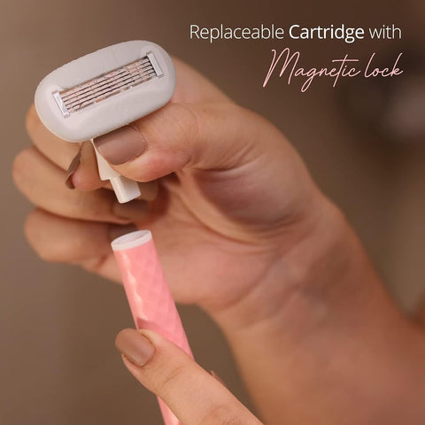 Carmesi Body Razor Swing with Moisture Ribbon and Vitamin E - Pink - Image 6