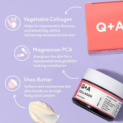 Q+A Collagen Anti-Age Face Moisturiser, Seaweed-Derived, 50ml - Image 5