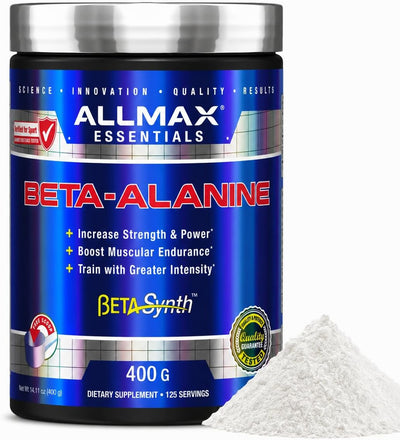 Allmax Beta Alanine Powder - Unflavoured Sports Supplement 400g
