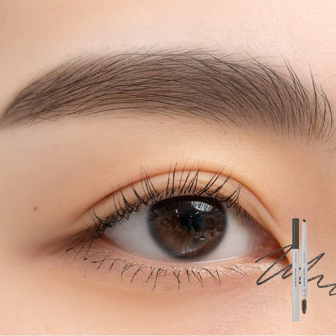 Rom&Nd Han All Flat Brow C1 Classic Gray - Anti-Smudge Brow Pencil - Image 2