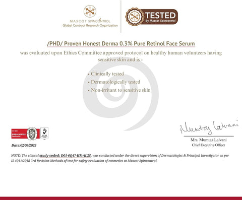 PHD 0.3% Pure Retinol Face Serum with Bakuchiol & Peptides - 30ml - Image 7