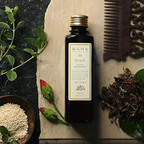 Kama Ayurveda Bringadi Intensive Hair Treatment Oil, 200ml - Image 5