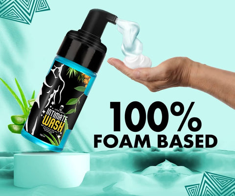 Urban Gabru Natural Intimate Wash for Men - 100ml with Tea Tree & Aloe Vera - Image 2
