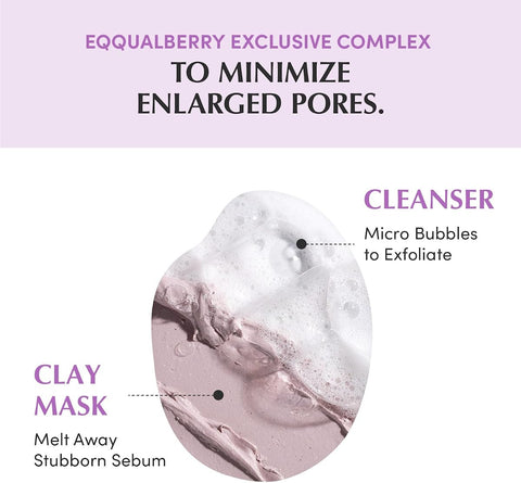Eqqualberry Purple Rice Pore Purifying Pack Cleanser - Clay and Foam, 130g - Image 6