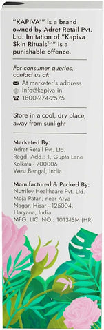 Kapiva Rose Water Face Moisturiser - Organic Damask Roses, 200ml - Image 8