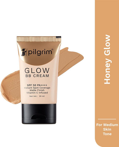 Pilgrim Honey Glow 3-In-1 BB Cream with SPF 50, Niacinamide & Vitamin C - 30g - Image 2