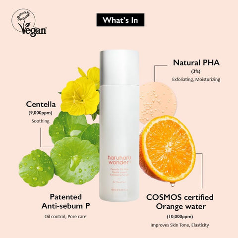 Haruharu Wonder Centella 3% PHA Gentle Liquid Exfoliating Serum - 120ml - Image 3