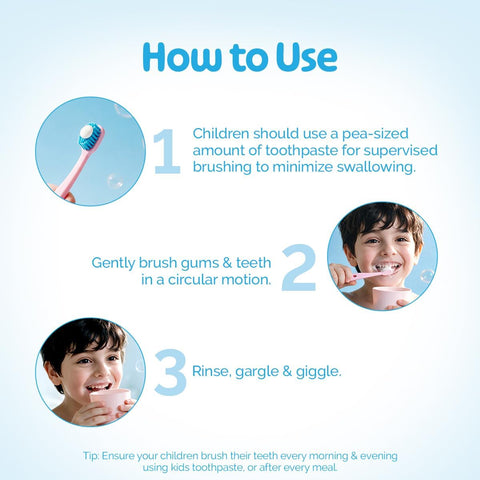 Mamaearth 100% Natural Kids Toothpaste - Berry Blast with Aloe Vera & Xylitol, 50g - Image 6