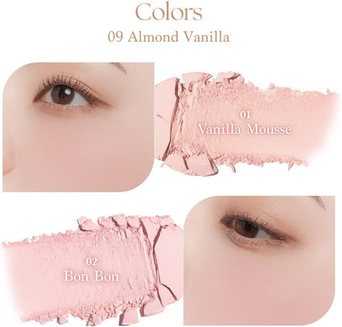 Dasique Blending Mood Cheek #09 - Almond Vanilla 4 Tone Blush Palette - Image 4