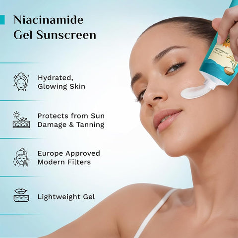 Pilgrim 5% Niacinamide Oil-Free Gel Sunscreen SPF 50+ PA++++ - 50ml - Image 4