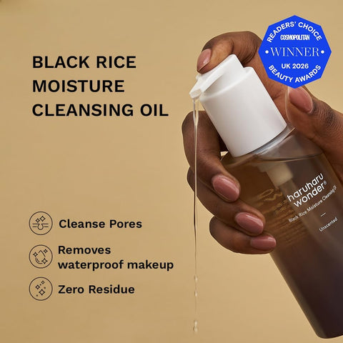 Haruharu Wonder Black Rice Moisture Deep Cleansing Oil, 150ml - Image 2