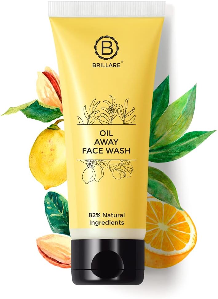 Brillaire Oil Away Face Wash with Tea Tree & Turmeric, 100ml