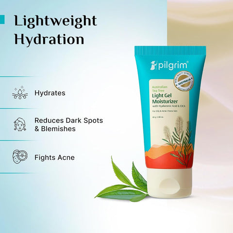 Pilgrim Tea Tree Light Gel Moisturizer with Hyaluronic Acid & CICA - 80g - Image 4