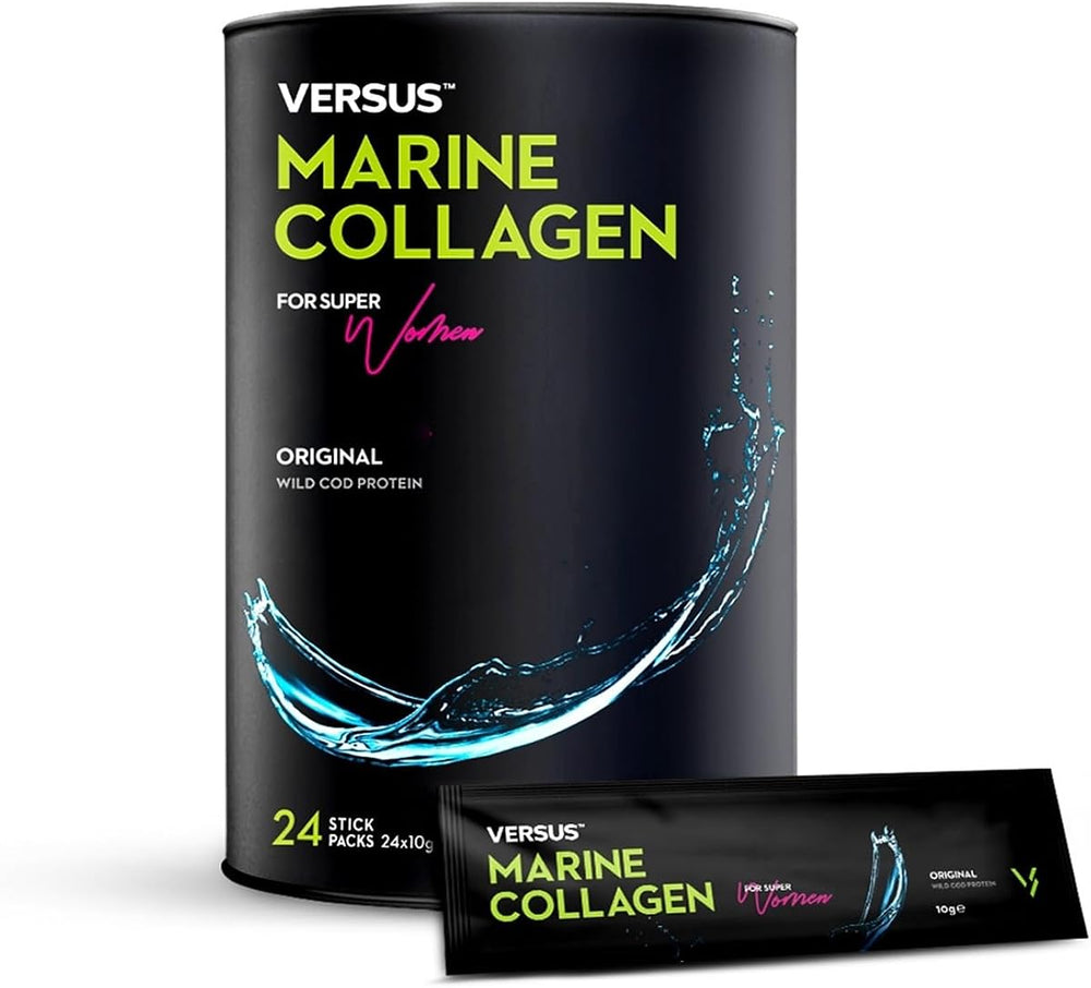 Vital Proteins Versus Marine Collagen Powder - Original Wild Cod Protein, 24 x 10g