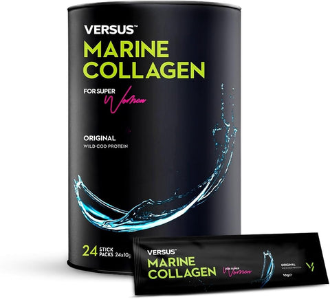 Vital Proteins Versus Marine Collagen Powder - Original Wild Cod Protein, 24 x 10g