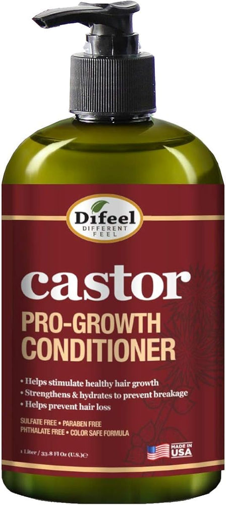 Difeel Castor Pro-Growth Conditioner - Castor Oil Enriched, 354.9ml