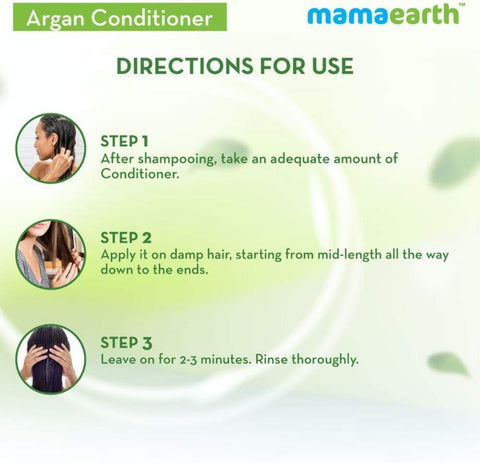 Mamaearth Argan Conditioner with Apple Cider Vinegar - 250ml - Image 5