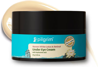 Pilgrim Korean Retinol Under Eye Cream with Vitamin C & Hyaluronic Acid, 30g