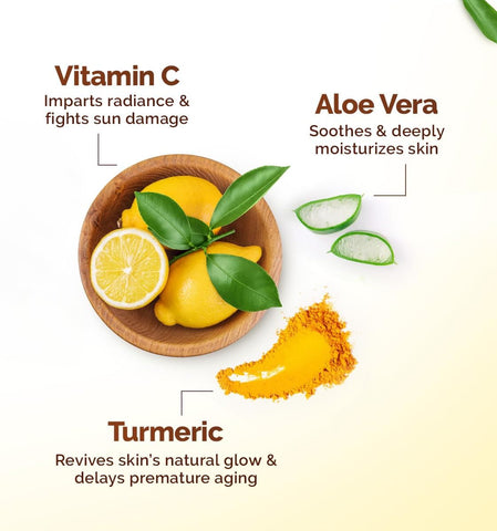 Mamaearth Vitamin C Face Wash with Turmeric & Aloe Vera - 100ml - Image 4