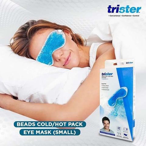 TRISTER BEADS COLD / HOT PACK EYE MASK SMALL :TS-598HCB-EY-S
