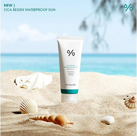 Dr.Ceuracle Cica Regen Waterproof Sun SPF50+ PA++++ - Centella & Bamboo, 100ml - Image 5