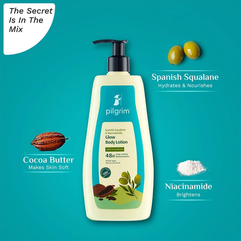 Pilgrim Spanish Squalane & Niacinamide Glow Body Lotion - 400ml - Image 2