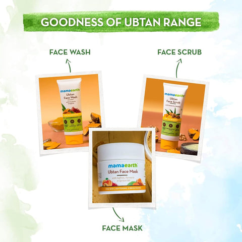 Mamaearth Ubtan Face Wash - Turmeric & Saffron, For Tan Removal - 100ml - Image 6