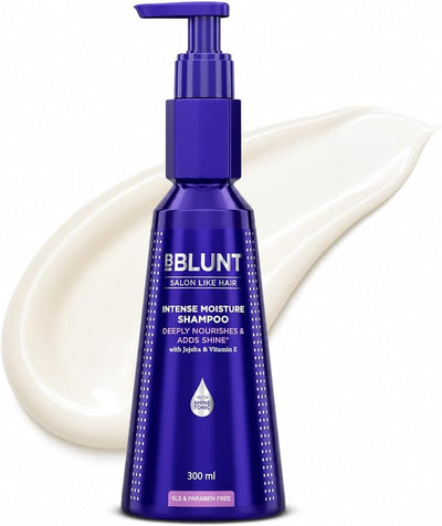 BBlunt Intense Moisture Shampoo with Jojoba & Vitamin E - 300 ml