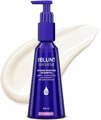 BBlunt Intense Moisture Shampoo with Jojoba & Vitamin E - 300 ml