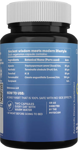 Aadar Re-LAX Capsule - Gut Health & Probiotics with Senna, 60 Capsules - Image 2
