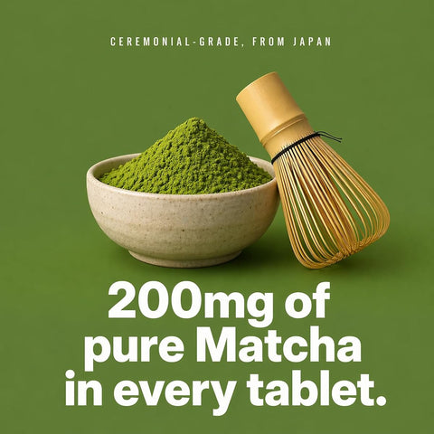 Valeo Matcha Green Tea Effervescent Tablets - Organic, Gluten-Free - 20 Pack - Image 4