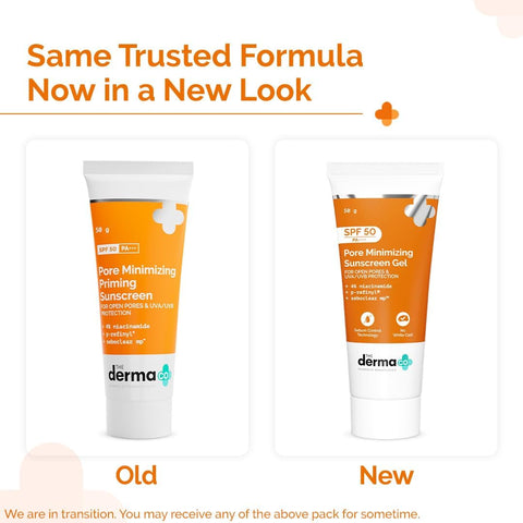 The Derma Co Pore Minimizing Priming Sunscreen SPF 50 with 4% Niacinamide - 50g - Image 7