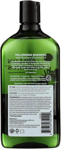 Avalon Organics Volumizing Rosemary Shampoo - 325ml - Image 3