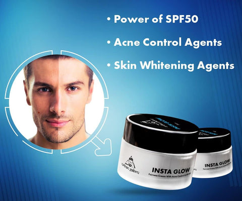 Urban Gabru Insta Glow Fairness Cream with Acne Control and SPF 50 - 50g - Image 5