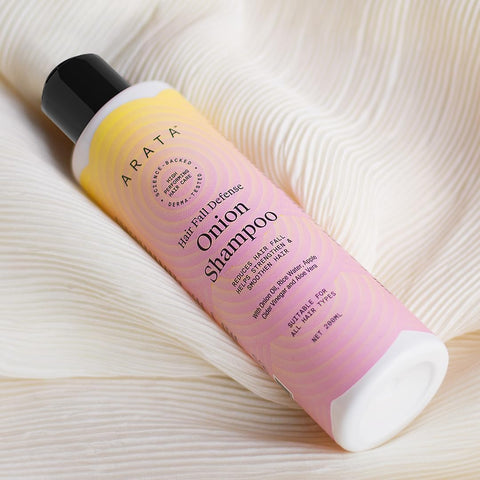 Arata Onion Shampoo - Hair Fall Defense, Natural Ingredients, 200 ml - Image 7