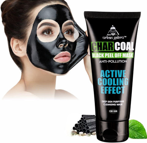 Urban Gabru Charcoal Peel Off Mask - Activated Charcoal, 60 gm
