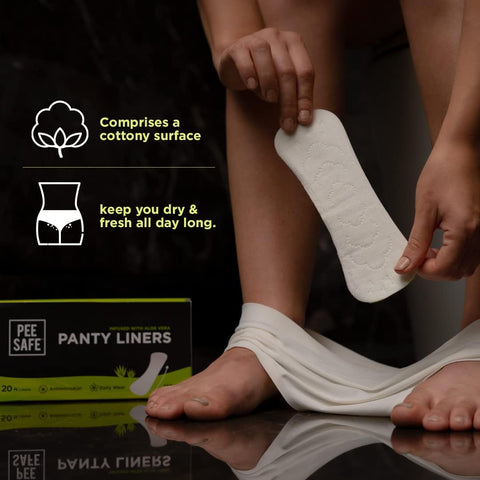 Pee Safe Feminine Panty Liners with Aloe Vera - XL 20 Pack - Image 8