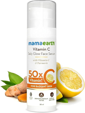 Mamaearth Vitamin C Daily Glow Face Serum - 50X Vitamin C, 30ml - Image 2